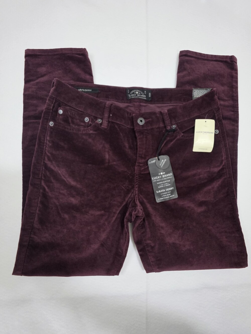 Lucky Brand Lolita Skinny Corduroy Pants 8 - Picture 6 of 14